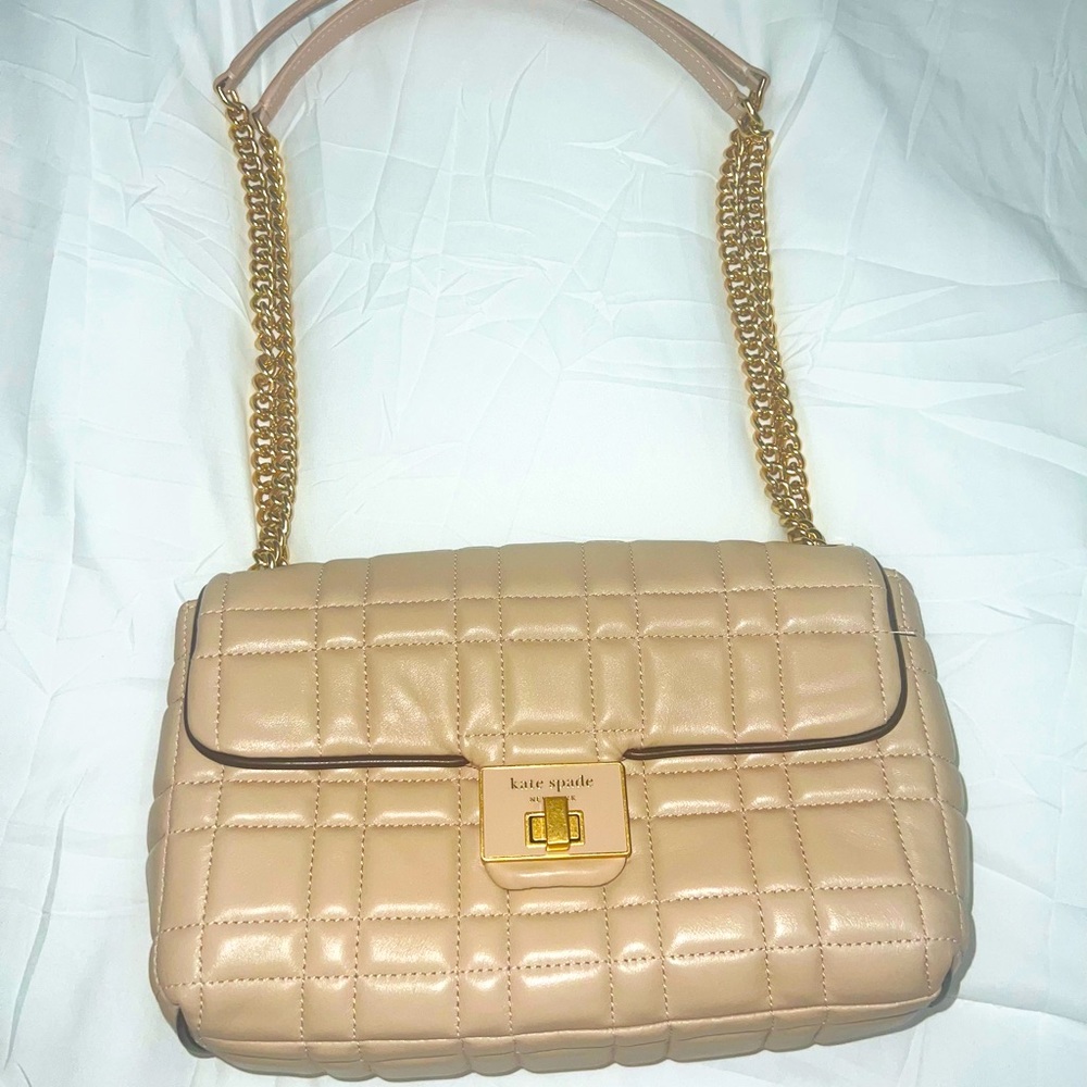 Kate Spade New York Evelyn Quilted Leather Medium Convertible Shoulder Bag